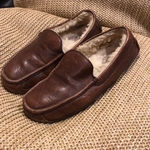 Men’s UGG shearling loafers